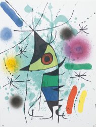 Joan Miro Litografia Original Xi