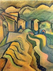 Joan Miro Paseo a La Ciudad, 1917