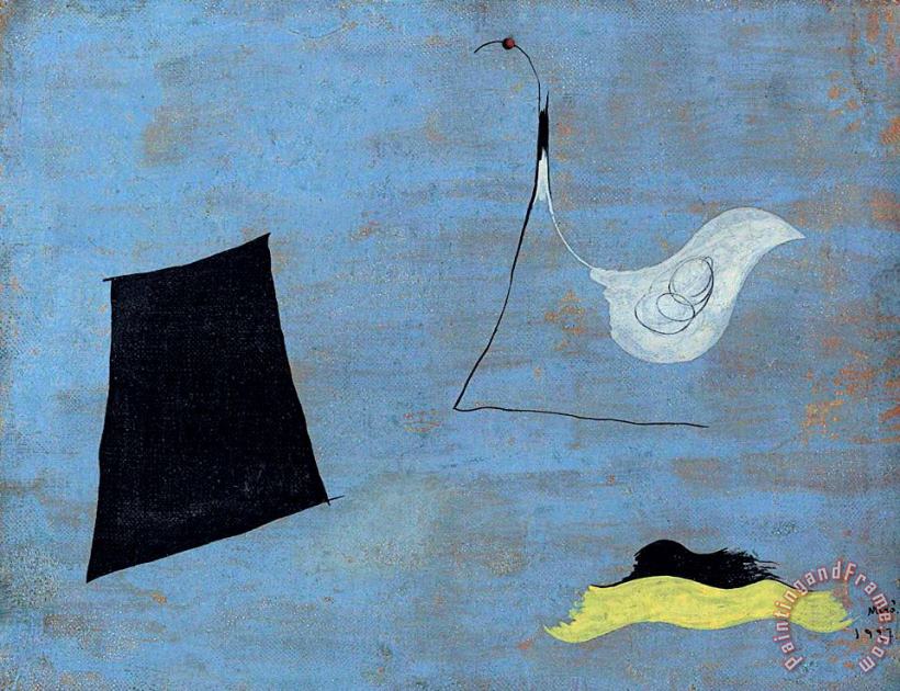 Peinture, 1927 painting - Joan Miro Peinture, 1927 Art Print