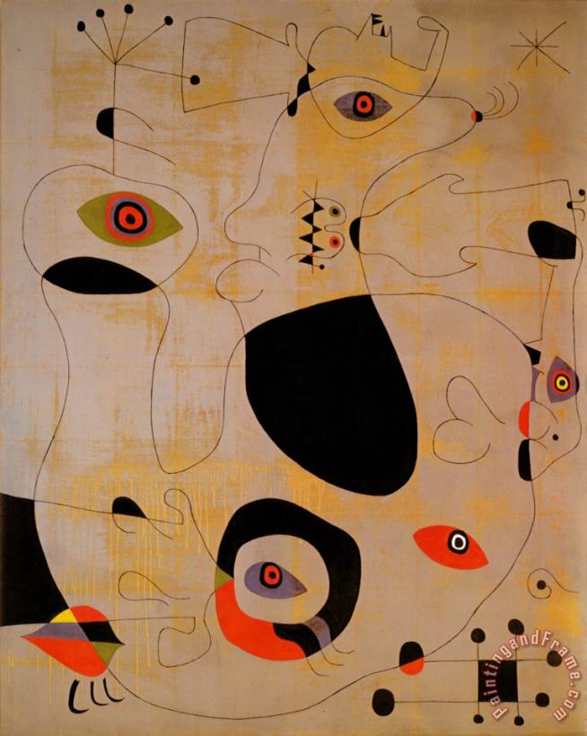 Joan Miro Port Art Print