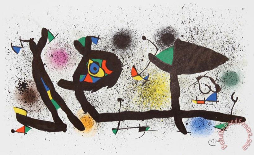 Joan Miro Sculptures M 950 Art Print