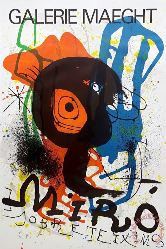 Joan Miro Sobreteixims 1973 Art Painting