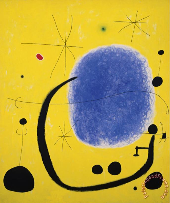 Joan Miro The Gold of The Azure 1967 Art Print