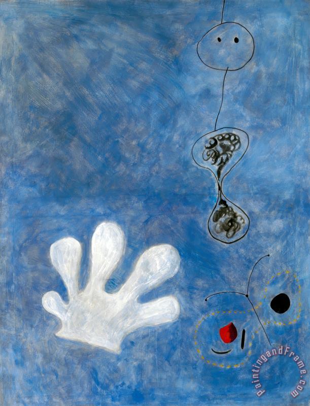 Joan Miro The White Glove, 1925 Art Print