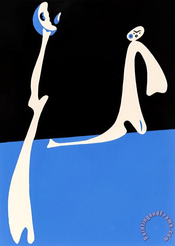 Joan Miro Untitled, 1934 Art Painting