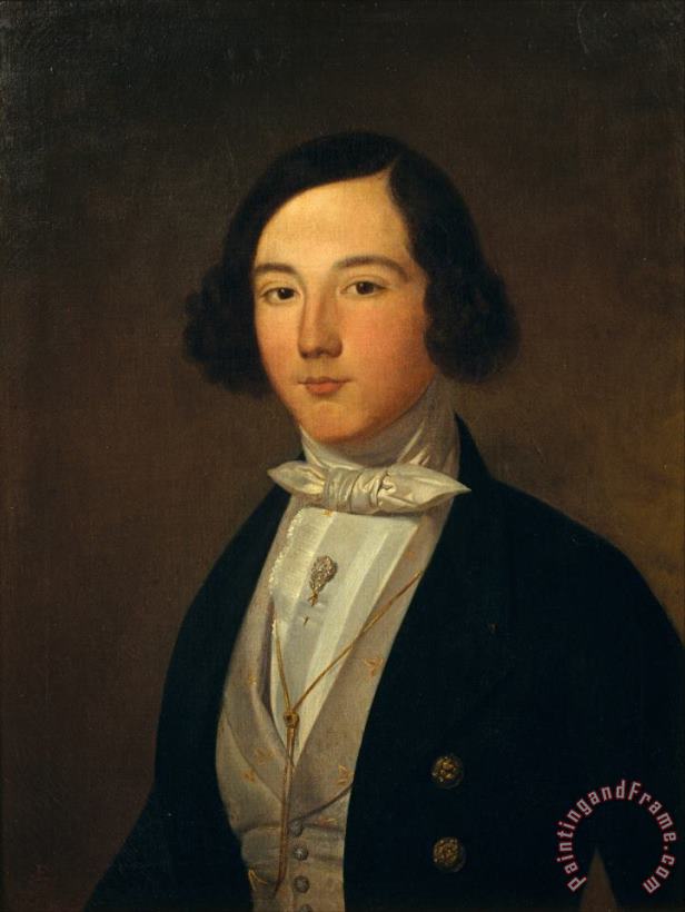 Joaquim Espalter Portrait of Octavi Carbonell I Sanroman Art Painting