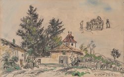 Johan Barthold Jongkind A La Cote Saint Andre ( Recto ; Verso ), 1881