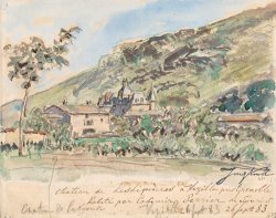 Johan Barthold Jongkind Chateau De Lesdiguieres a Vizille, 1883