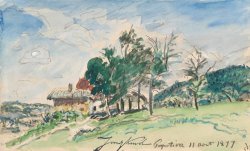 Johan Barthold Jongkind Paysage De Pupetieres, Dauphine