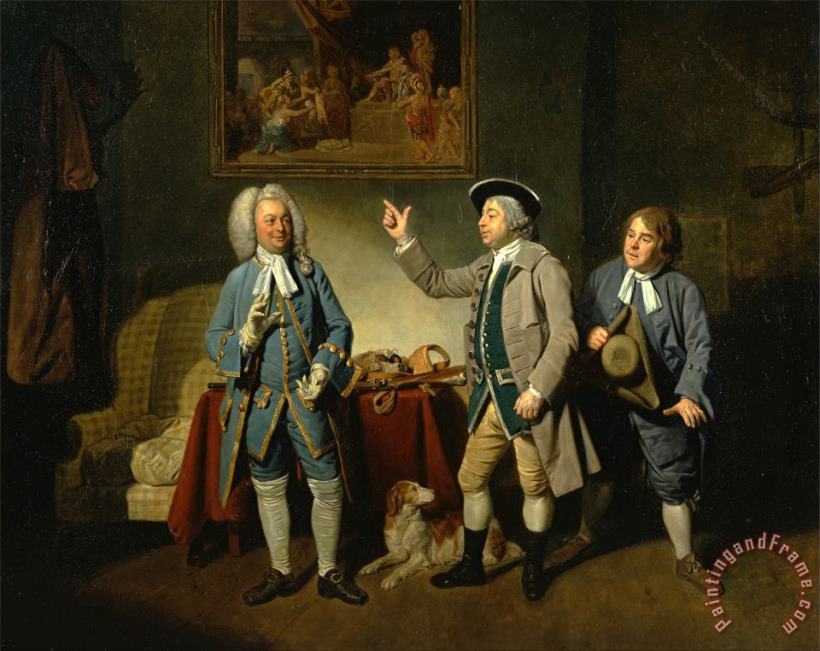 Edward Shuter, John Beard, And John Dunstall in Isaac Bickerton's 