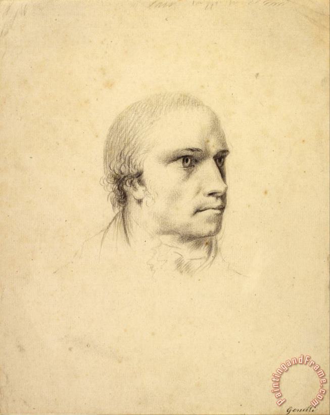Johann Heinrich Wilhelm Tischbein Portrait of Antonio Canova Art Print