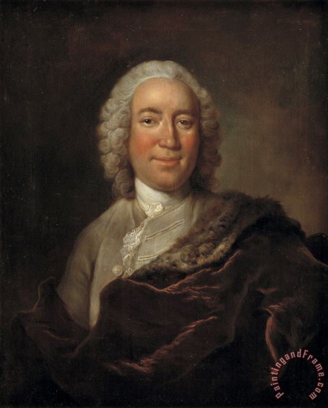 Johann Salomon Wahl Gerhard Morell, Keeper of The Royal Danish Kunstkammer Art Painting