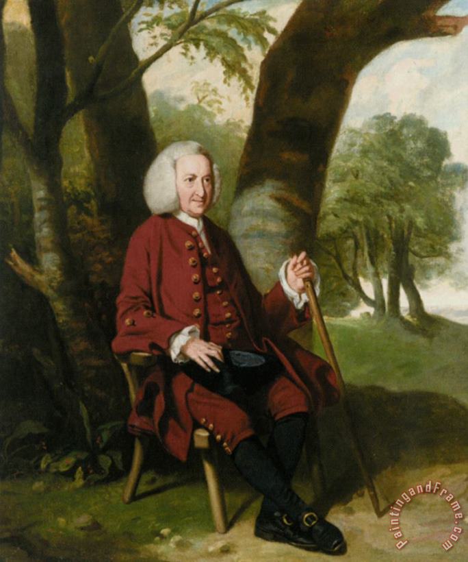 Portrait of Dr. Thomas Hanson of Canterbury painting - Johann Zoffany Portrait of Dr. Thomas Hanson of Canterbury Art Print