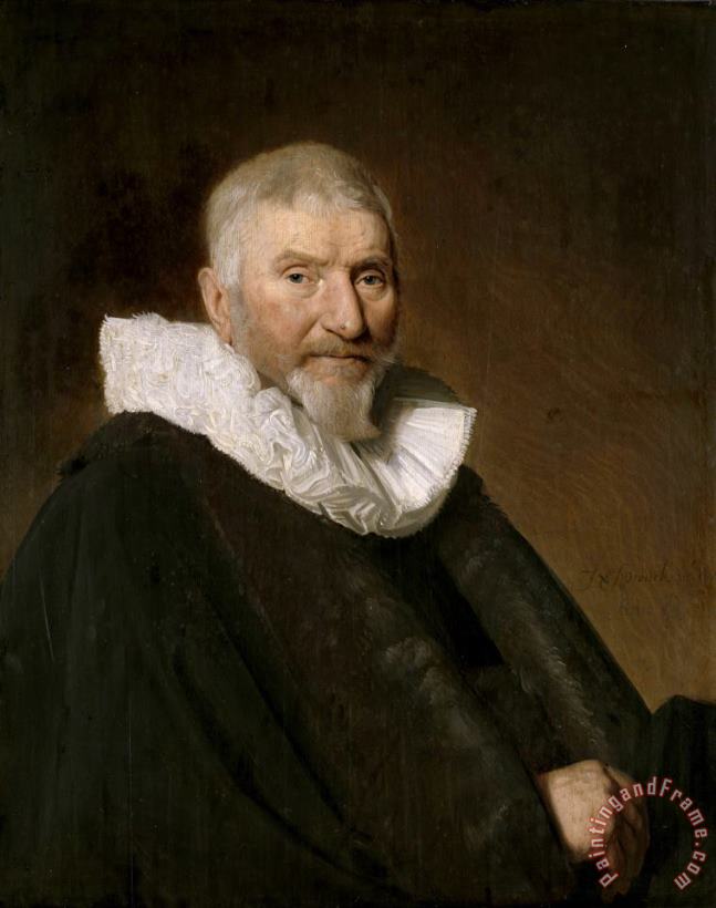 Johannes Cornelisz. Verspronck Johan Van Schoterbosch (ca. 1564 1654). Councillor And Alderman of Haarlem Art Painting