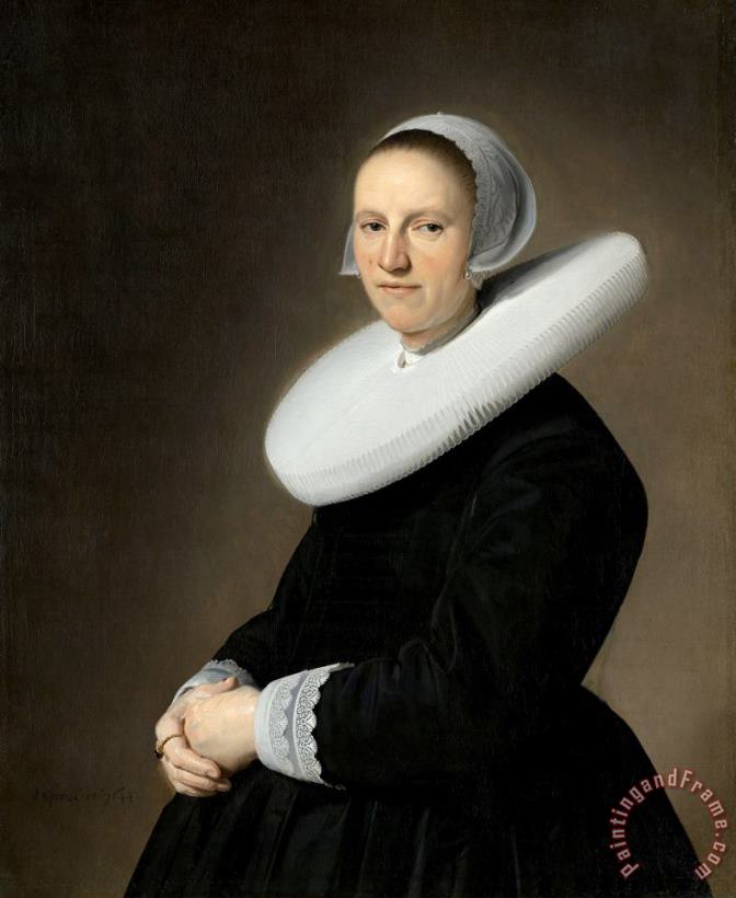 Johannes Cornelisz. Verspronck Portrait of Adriana Croes Art Print