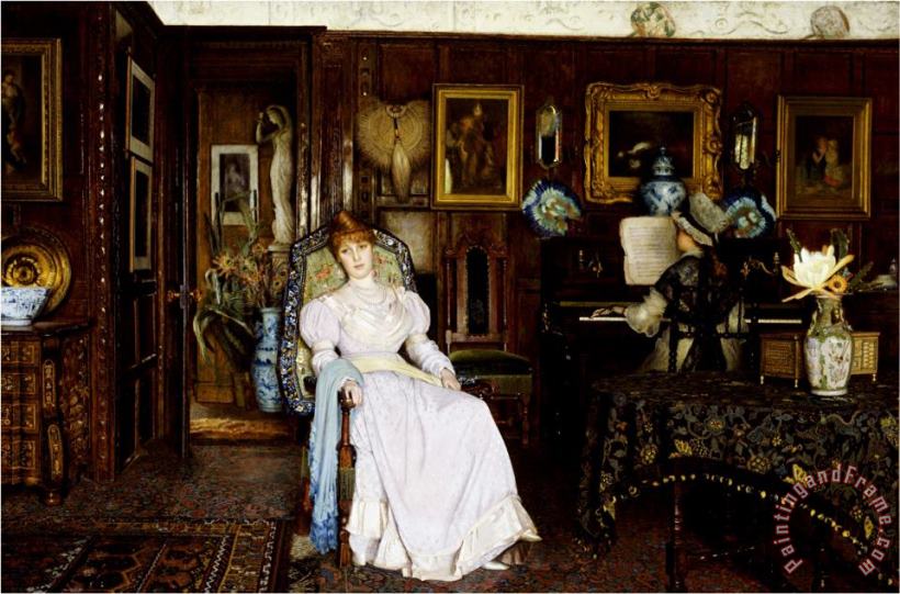 John Atkinson Grimshaw Dulce Domum Sweet Home 1885 Art Painting