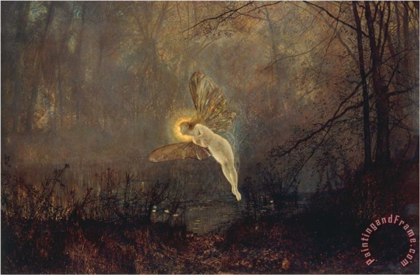 John Atkinson Grimshaw Midsummer Night Or Iris 1876 Art Print