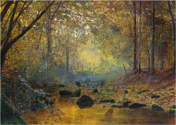 John Atkinson Grimshaw On The River Greta Lake District England