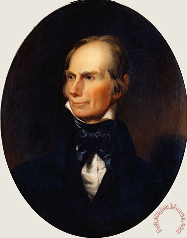 Portrait of Henry Clay (1842) painting - John B. Neagle Portrait of Henry Clay (1842) Art Print