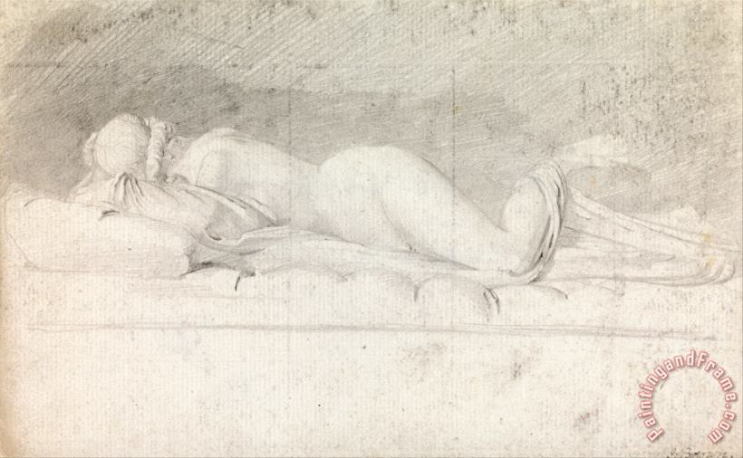 John Brown Study of The Hermaphrodite Art Print