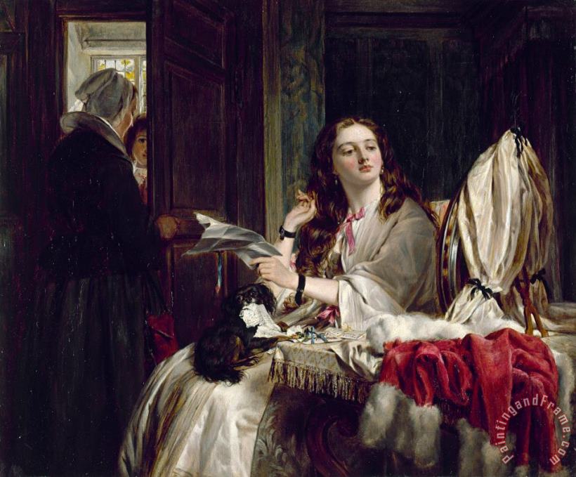 John Callcott Horsley The Morning of St Valentine Art Painting