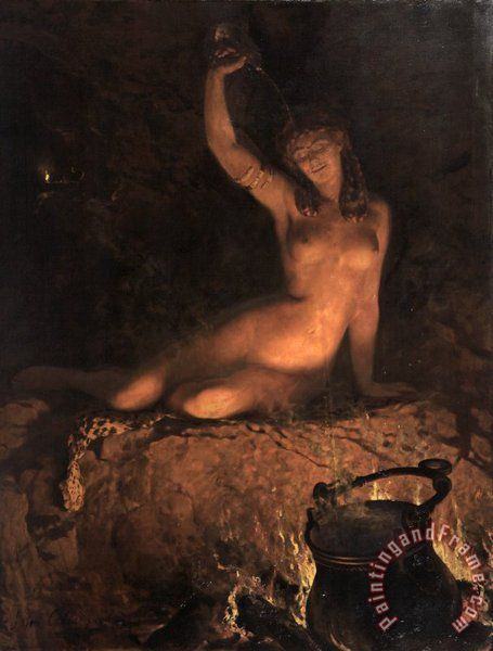 An Incantation painting - John Collier An Incantation Art Print