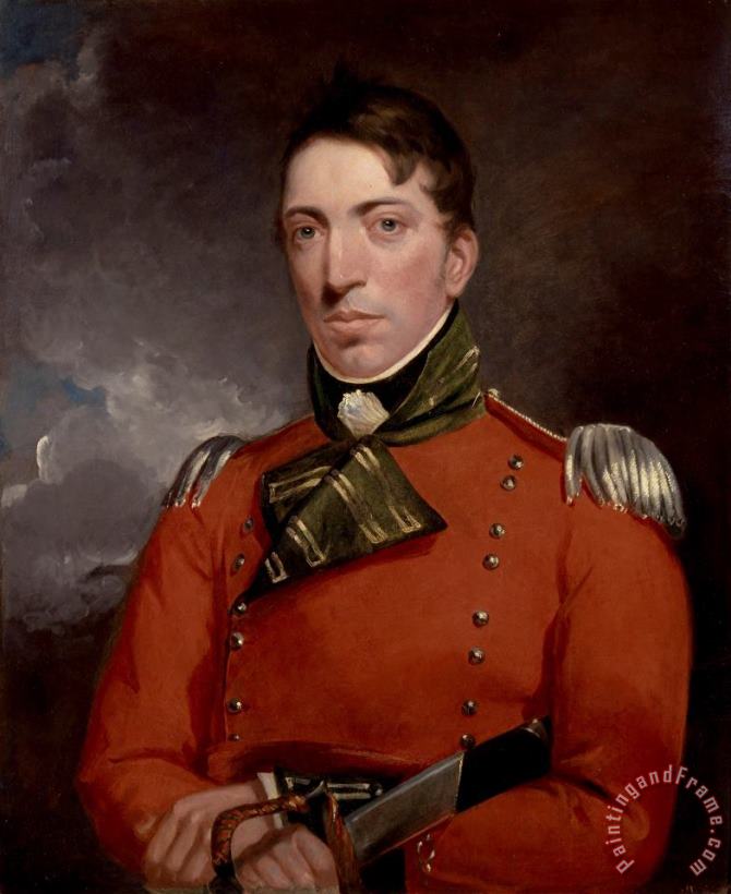 John Constable Captain Richard Gubbins Art Painting