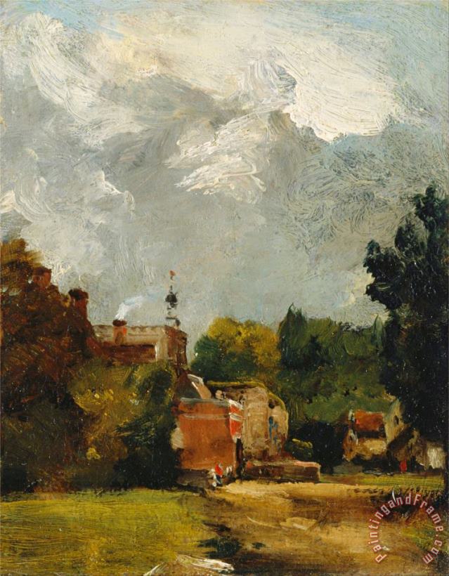 John Constable East Bergholt Church Art Print