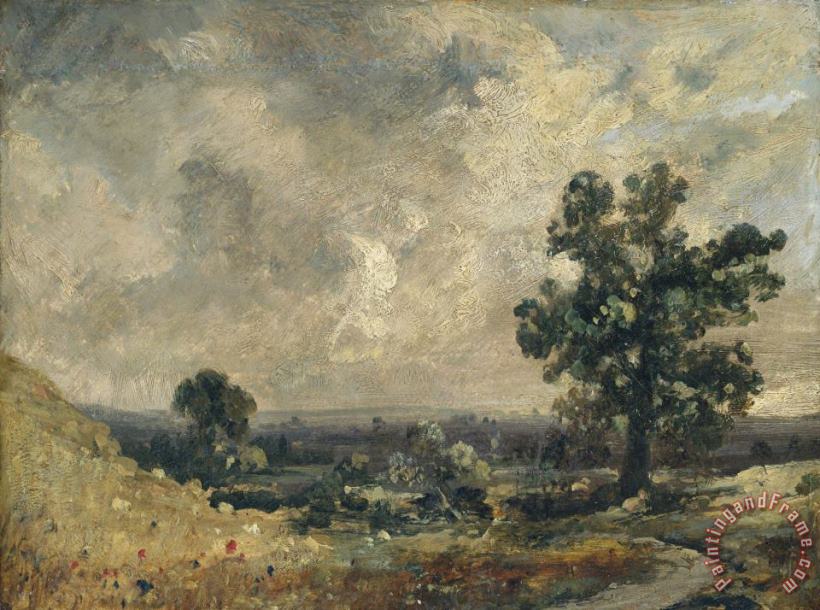 English Landscape, Undated painting - John Constable English Landscape, Undated Art Print