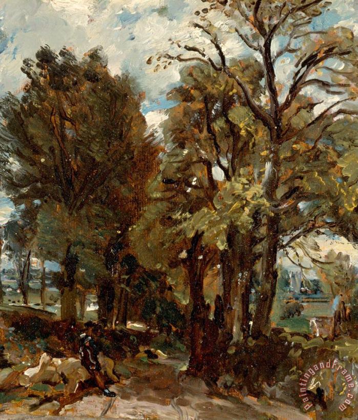 John Constable Fen Lane, East Bergholt Art Painting