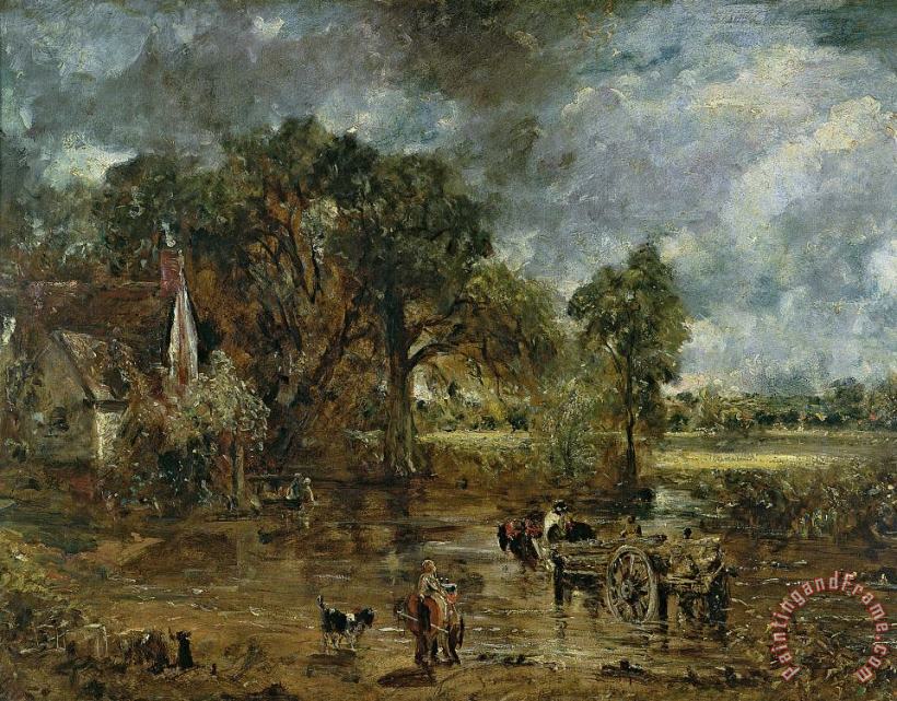 John Constable Full scale study for 'The Hay Wain' Art Painting