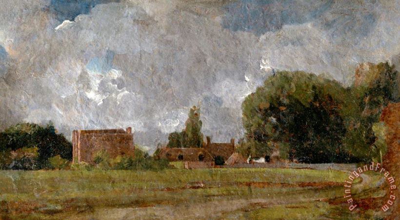 Golding Constable's House, East Bergholt The Artist's Birthplace painting - John Constable Golding Constable's House, East Bergholt The Artist's Birthplace Art Print