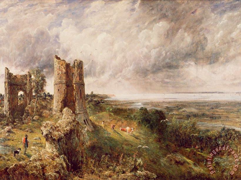 Hadleigh Castle painting - John Constable Hadleigh Castle Art Print