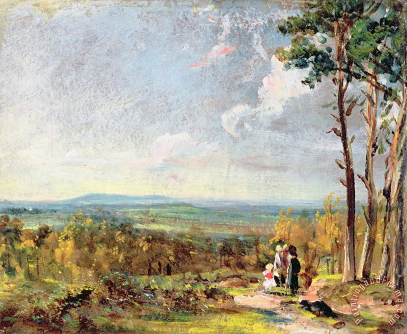 John Constable Hampstead Heath Looking Towards Harrow Art Painting