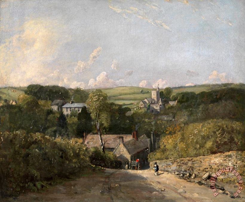 Osmington Village painting - John Constable Osmington Village Art Print