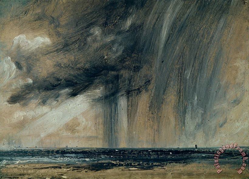 Rainstorm over the Sea painting - John Constable Rainstorm over the Sea Art Print
