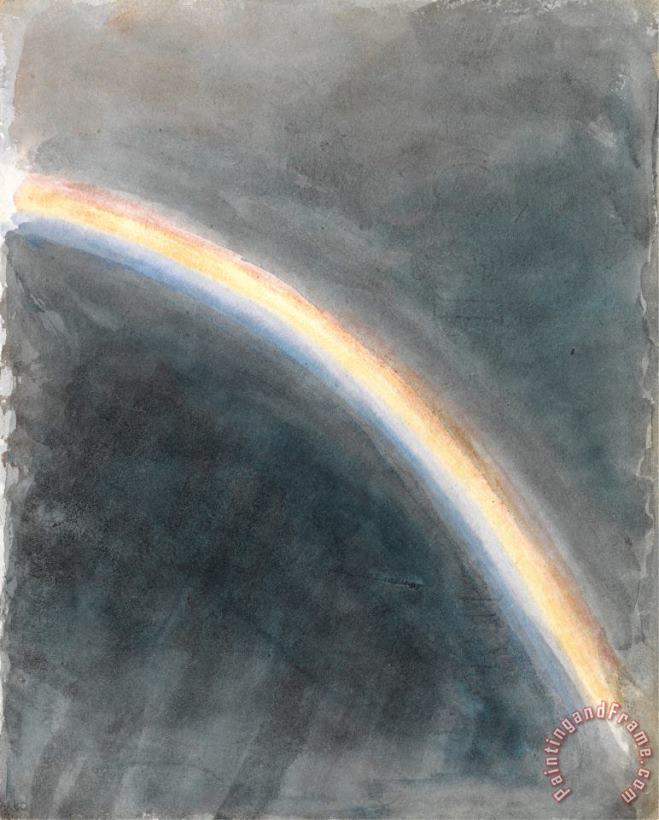 John Constable Sky Study with Rainbow Art Print