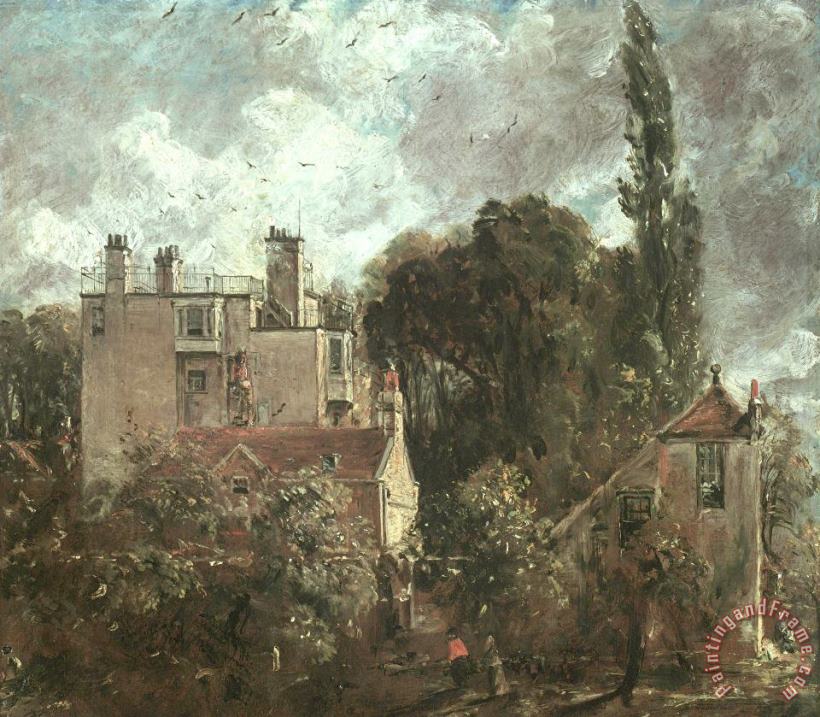 John Constable The Grove, Or The Admiral's House in Hampstead Art Painting