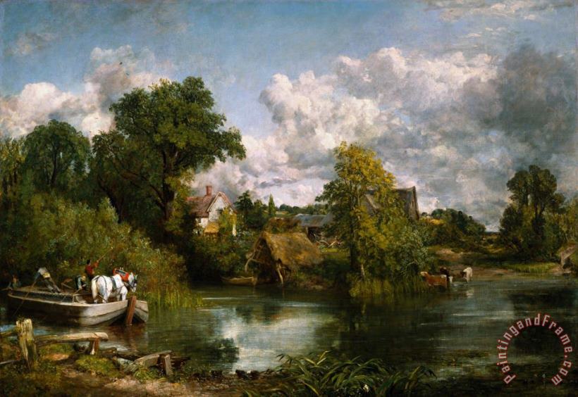 John Constable The White Horse Art Painting