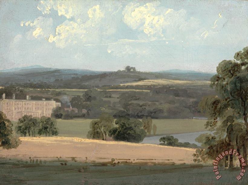 Trentham Park painting - John Constable Trentham Park Art Print