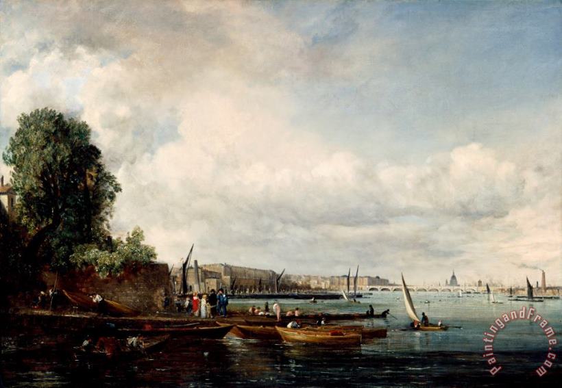 John Constable Waterloo Bridge Art Painting