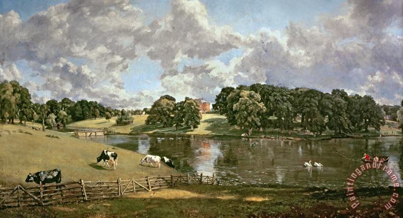 Wivenhoe Park painting - John Constable Wivenhoe Park Art Print