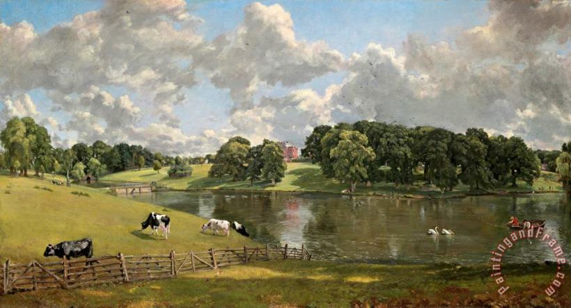 Wivenhoe Park, Essex painting - John Constable Wivenhoe Park, Essex Art Print