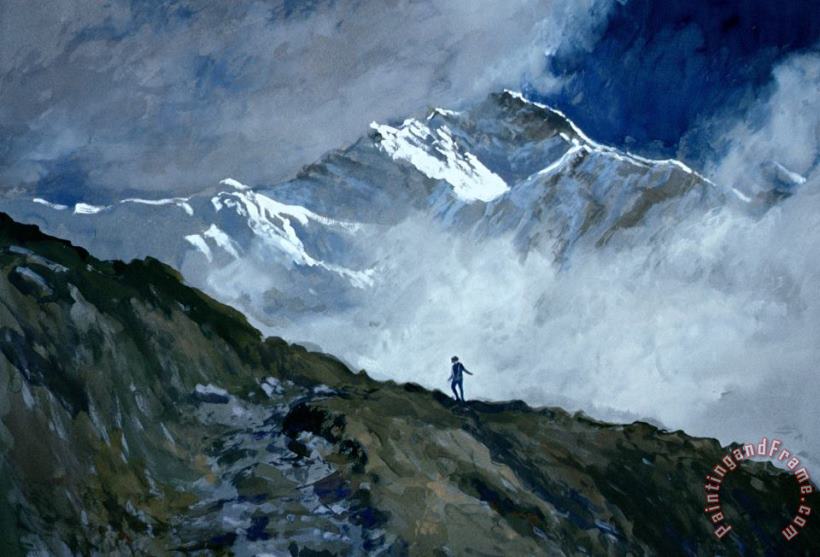 Jungfrau painting - John Cooke Jungfrau Art Print