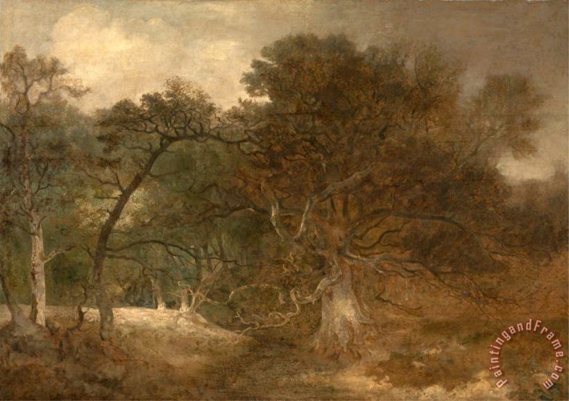 John Crome Woodland Landscape Near Norwich Art Print