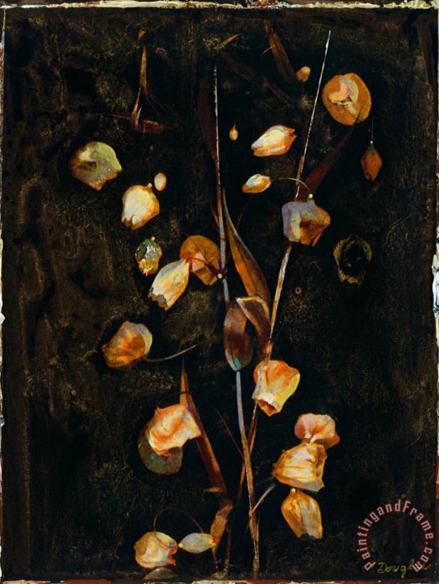 John Douglas Floral Negative III Art Painting