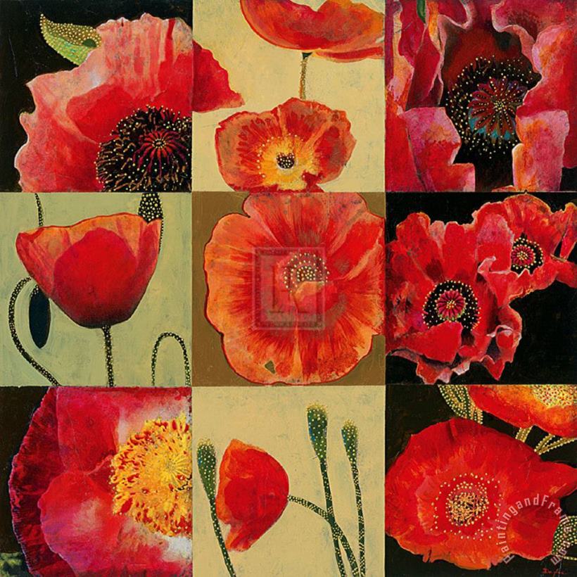 John Douglas Mirrored Blossoms II Art Print