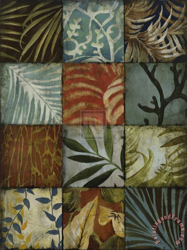 Tile Patterns Iv painting - John Douglas Tile Patterns Iv Art Print