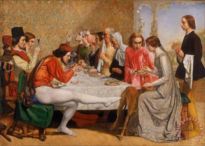 John Everett Millais Isabella Art Painting