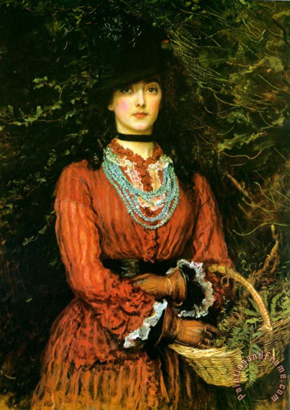 John Everett Millais Miss Eveleen Tennant Art Painting